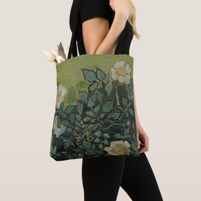 Vincent van Gogh - Vilda rosor Tygkasse (Närbild)