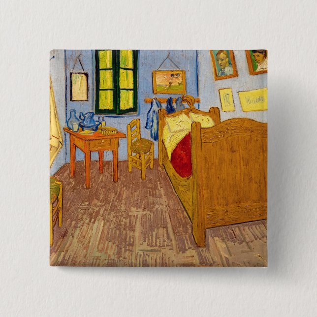 Vincent van Gogh - Vincent Bedroom i Arles Knapp (Framsida)