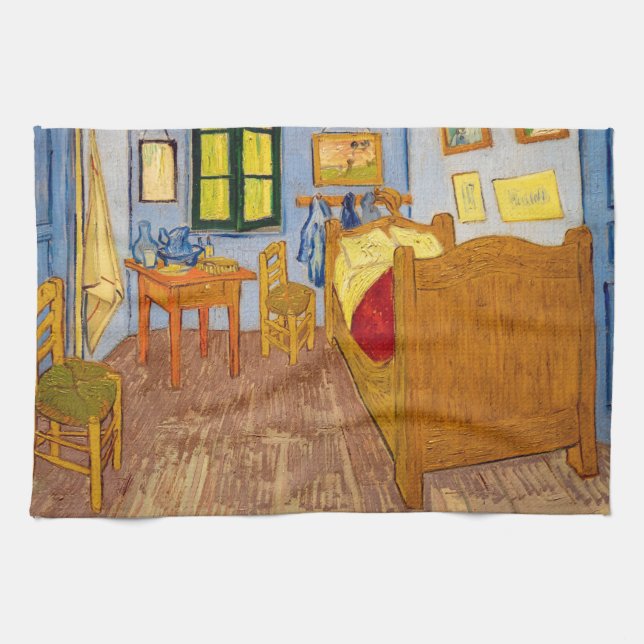 Vincent van Gogh - Vincent Bedroom i Arles Kökshandduk (Horisontell)