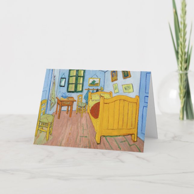 Vincent Van Gogh - Vincent Bedroom i Arles Kort (Framsida)