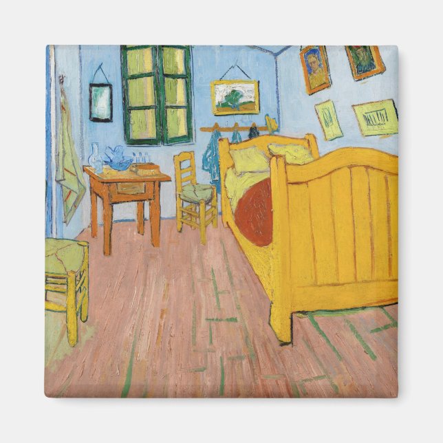 Vincent Van Gogh - Vincent Bedroom i Arles Magnet (Framsidan)