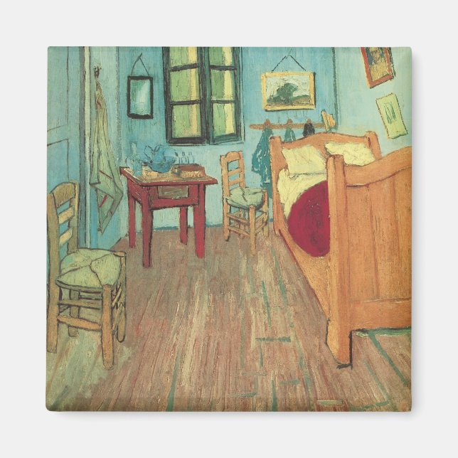 Vincent van Gogh - Vincent Bedroom i Arles Magnet (Framsidan)