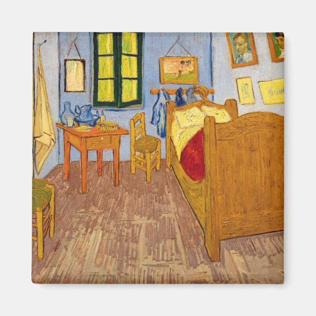 Vincent van Gogh - Vincent Bedroom i Arles Magnet (Framsidan)