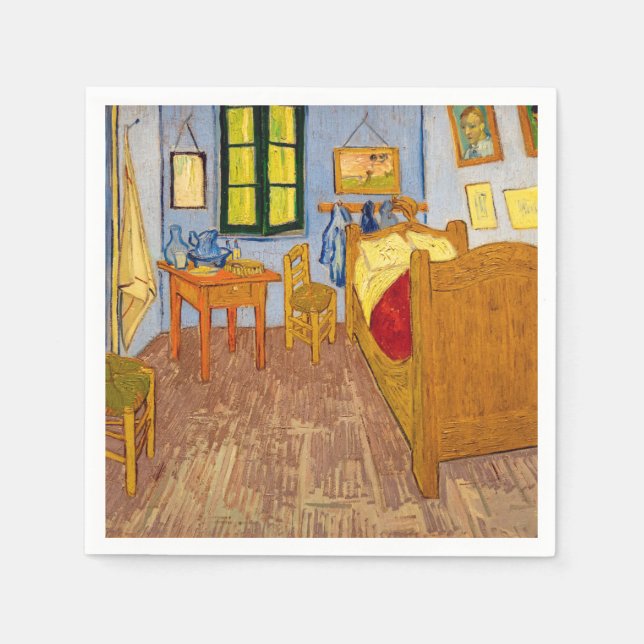 Vincent van Gogh - Vincent Bedroom i Arles Pappersservett (Framsidan)