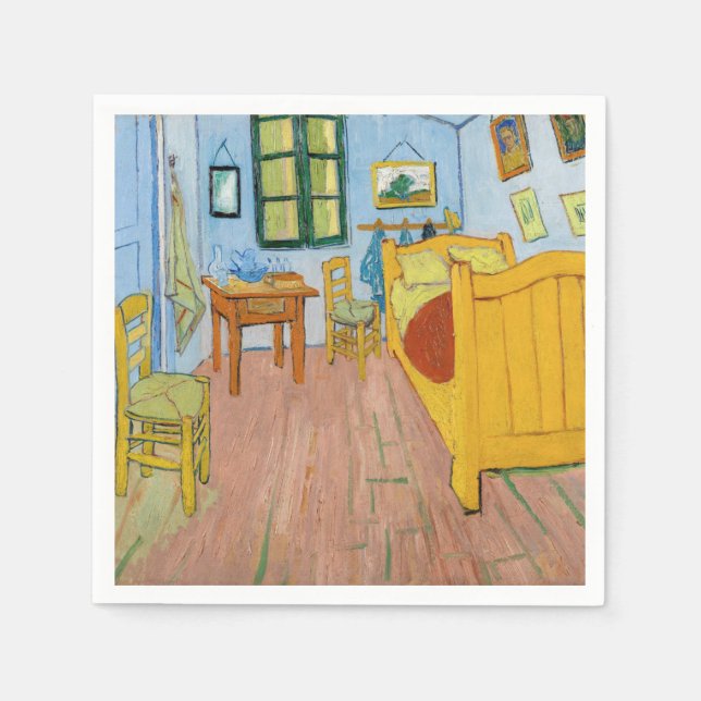 Vincent Van Gogh - Vincent Bedroom i Arles Pappersservett (Framsidan)