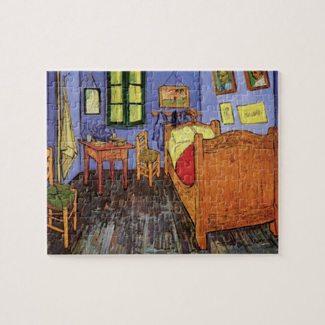 Vincent van Gogh - Vincent Bedroom i Arles Pussel (Horisontell)