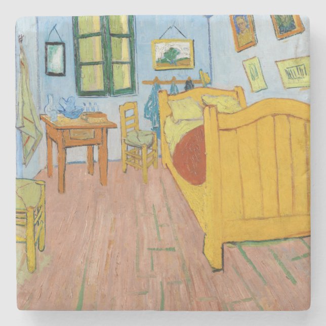 Vincent Van Gogh - Vincent Bedroom i Arles Stenunderlägg (Framsidan)