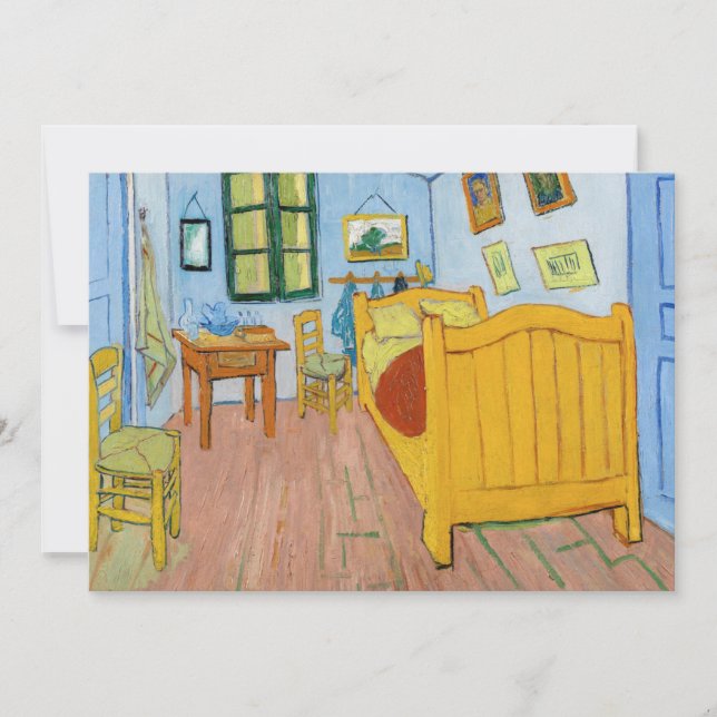 Vincent Van Gogh - Vincent Bedroom i Arles Tack Kort (Framsida)