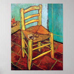 Vincent Van Gogh - Vincent Guvernör med Pipe Poster