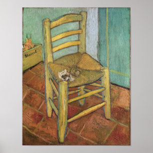 Vincent van Gogh Vincent's Ordförande, 1888 Poster