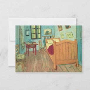 Vincent van Gogh - Vincents sovrum i Arles Inbjudningar