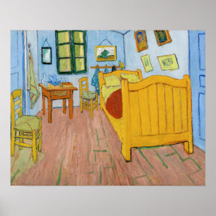 Vincent Van Gogh - Vincents sovrum i Arles Poster