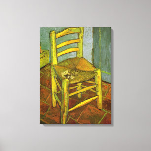 Vincent van Gogh - Vincents stol med hans pipa Canvastryck