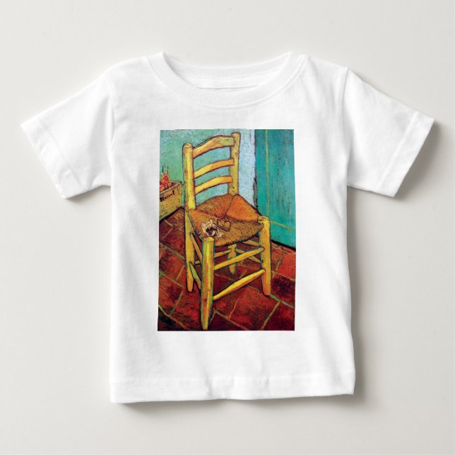 Vincent Van Gogh - Vincents stol med pipa Tee (Framsida)