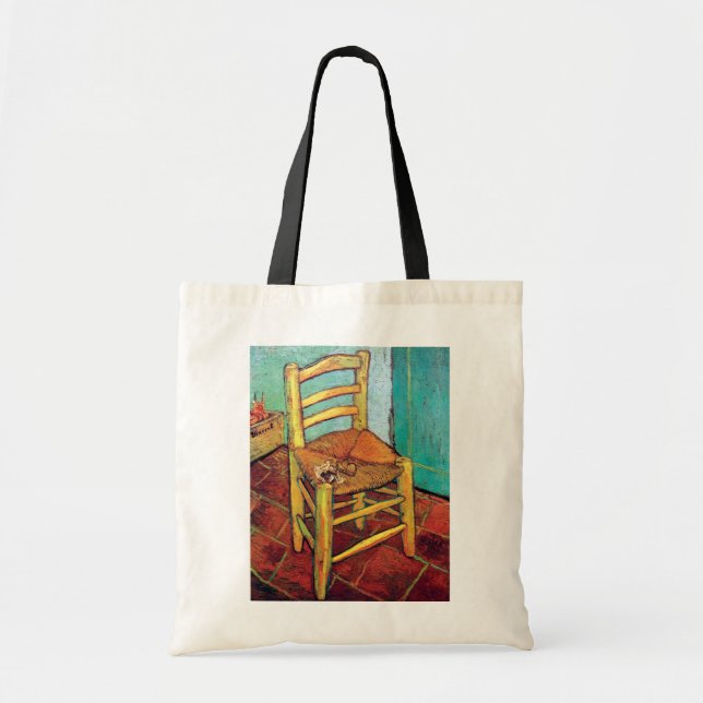 Vincent Van Gogh - Vincents stol med pipa Tygkasse (Framsidan)