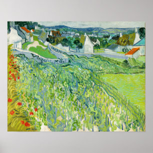Vincent van Gogh - Vingårdar vid Auvers Poster