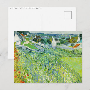 Vincent van Gogh - Vinodlingar vid Auvers Vykort
