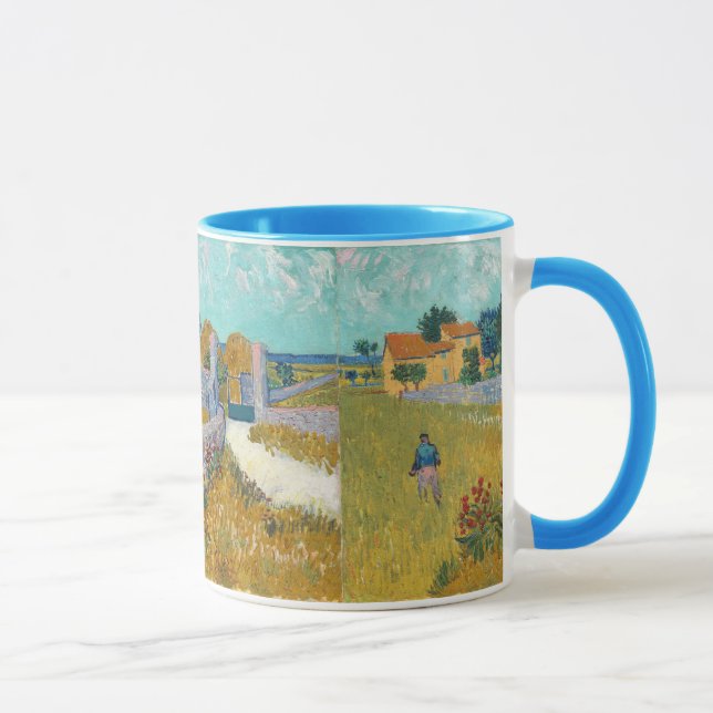 Vincent Van Gogh Vintage Farmhouse i Provence Mugg (Höger)