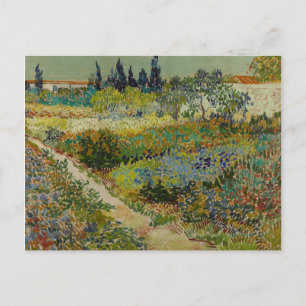Vincent Van Gogh Vintage Garden at Arles Vykort