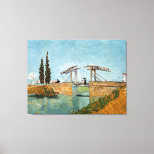 Vincent Van Gogh Vintage Langlois Bridge i Arles Canvastryck