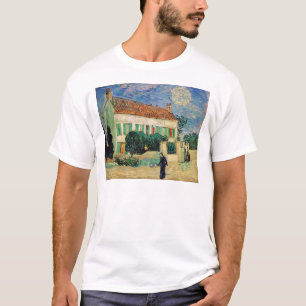 Vincent Van Gogh Vita hus på natten, 1890 T-shirt