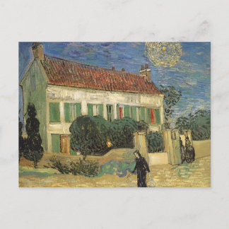 Vincent van Gogh - Vita huset i natt Vykort