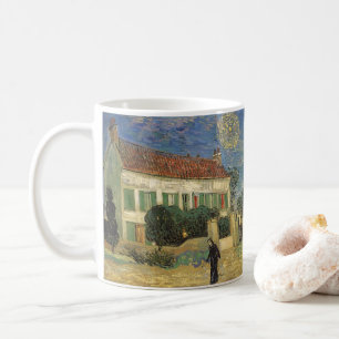 Vincent van Gogh - Vita huset om natten Kaffemugg