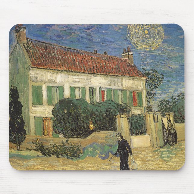 Vincent van Gogh - Vita huset om natten Musmatta (Framsidan)