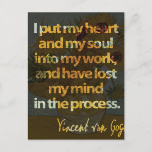 Vincent Van Gogh Vykort