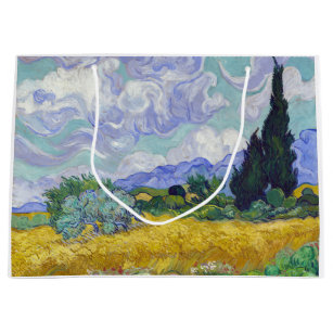 Vincent Van Gogh - Wheat Fält med Cypresses