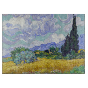 Vincent Van Gogh - Wheat Fält med Cypresses