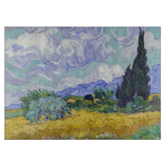 Vincent Van Gogh - Wheat Fält med Cypresses (Framsidan)