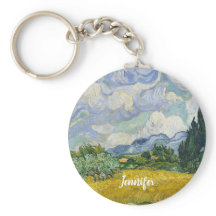 Vincent Van Gogh Wheat Fält med Cypresses Anpassni