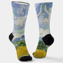 Vincent Van Gogh Wheat Fält med Cypresses Art