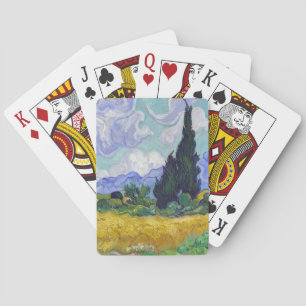Vincent Van Gogh - Wheat Fält med Cypresses Casinokort
