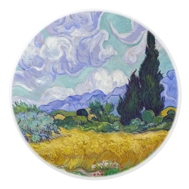 Vincent Van Gogh - Wheat Fält med Cypresses Knopp (Framsidan)