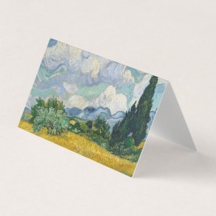 Vincent van Gogh - Wheat Fält med Cypresses Kort