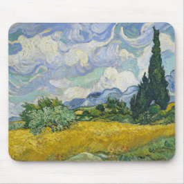 Vincent Van Gogh Wheat Fält med Cypresses Musmatta