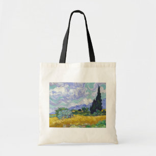 Vincent Van Gogh - Wheat Fält med Cypresses Tygkasse
