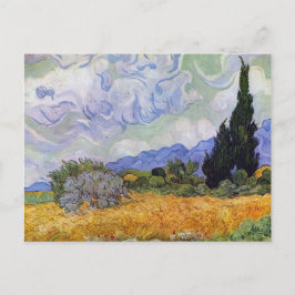 Vincent van Gogh - Wheat Fält med Cypresses Vykort