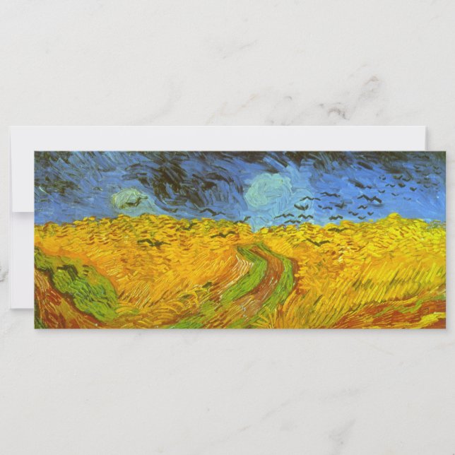 Vincent van Gogh Wheat Fält med Kråkor (Framsida)