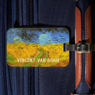 Vincent van Gogh Wheat Fält med Kråkor Bagagebricka
