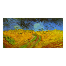 Vincent van Gogh Wheat Fält med Kråkor