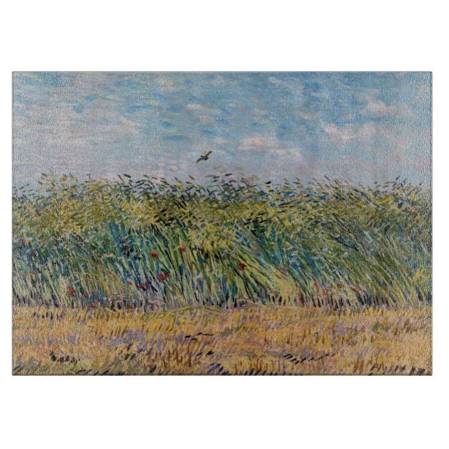 Vincent van Gogh - Wheat Fält med Lark (Framsidan)