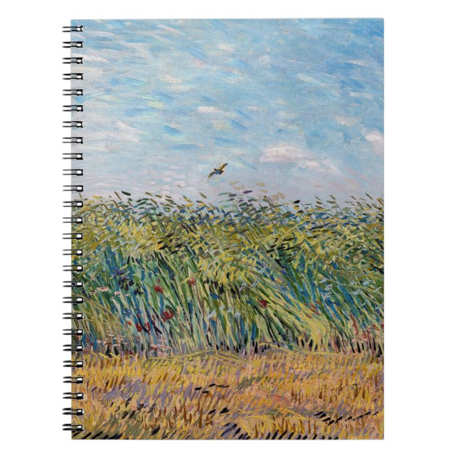 Vincent van Gogh - Wheat Fält med Lark Anteckningsbok (Framsidan)