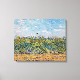 Vincent van Gogh - Wheat Fält med Lark Canvastryck