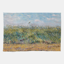 Vincent van Gogh - Wheat Fält med Lark