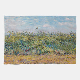 Vincent van Gogh - Wheat Fält med Lark Kökshandduk