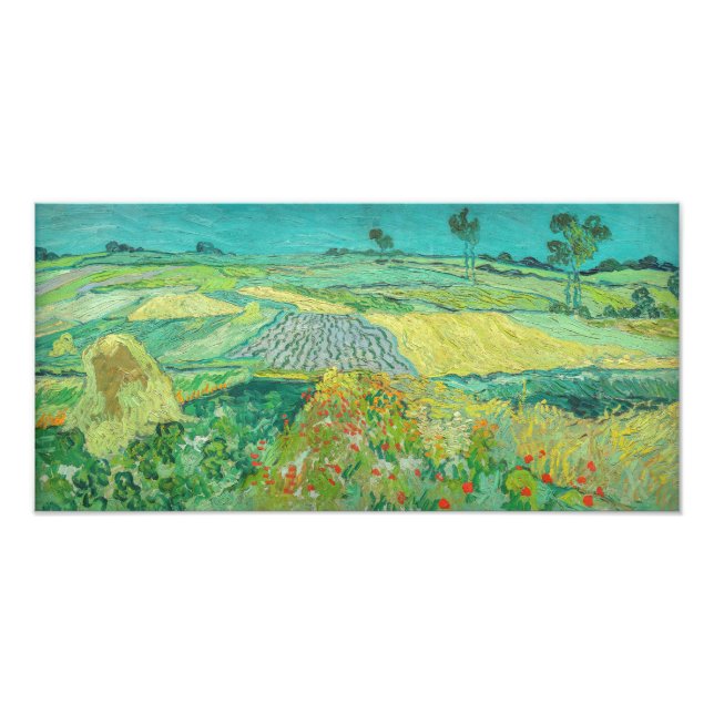Vincent van Gogh - Wheat Fält nära Auvers Fototryck (Framsidan)