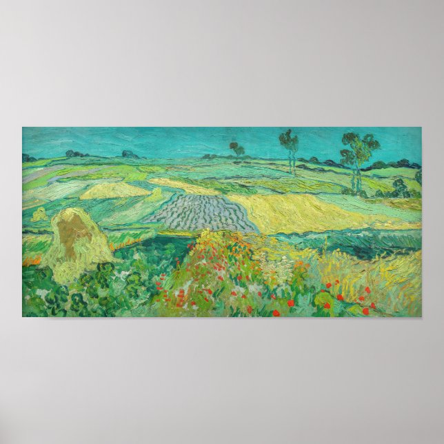 Vincent van Gogh - Wheat Fält nära Auvers Poster (Framsidan)